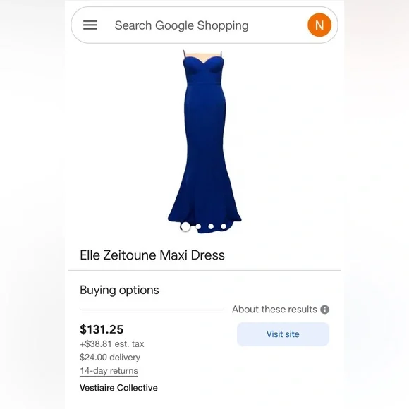 Elle Zeitoune Maxi Dress - Picture 4 of 4
